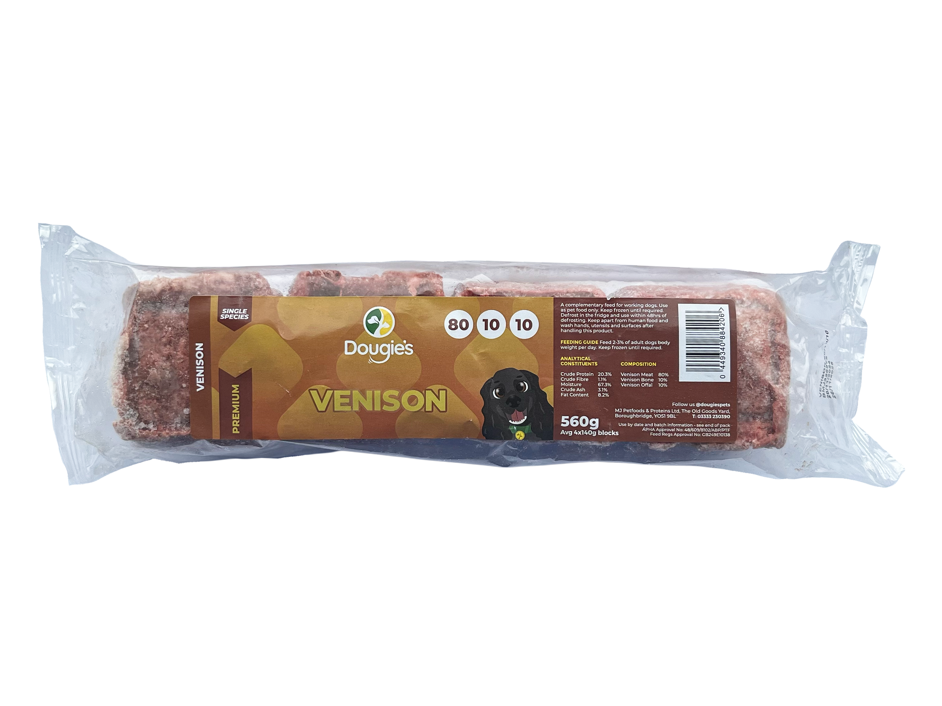Dougies Raw Venison 80-10-10